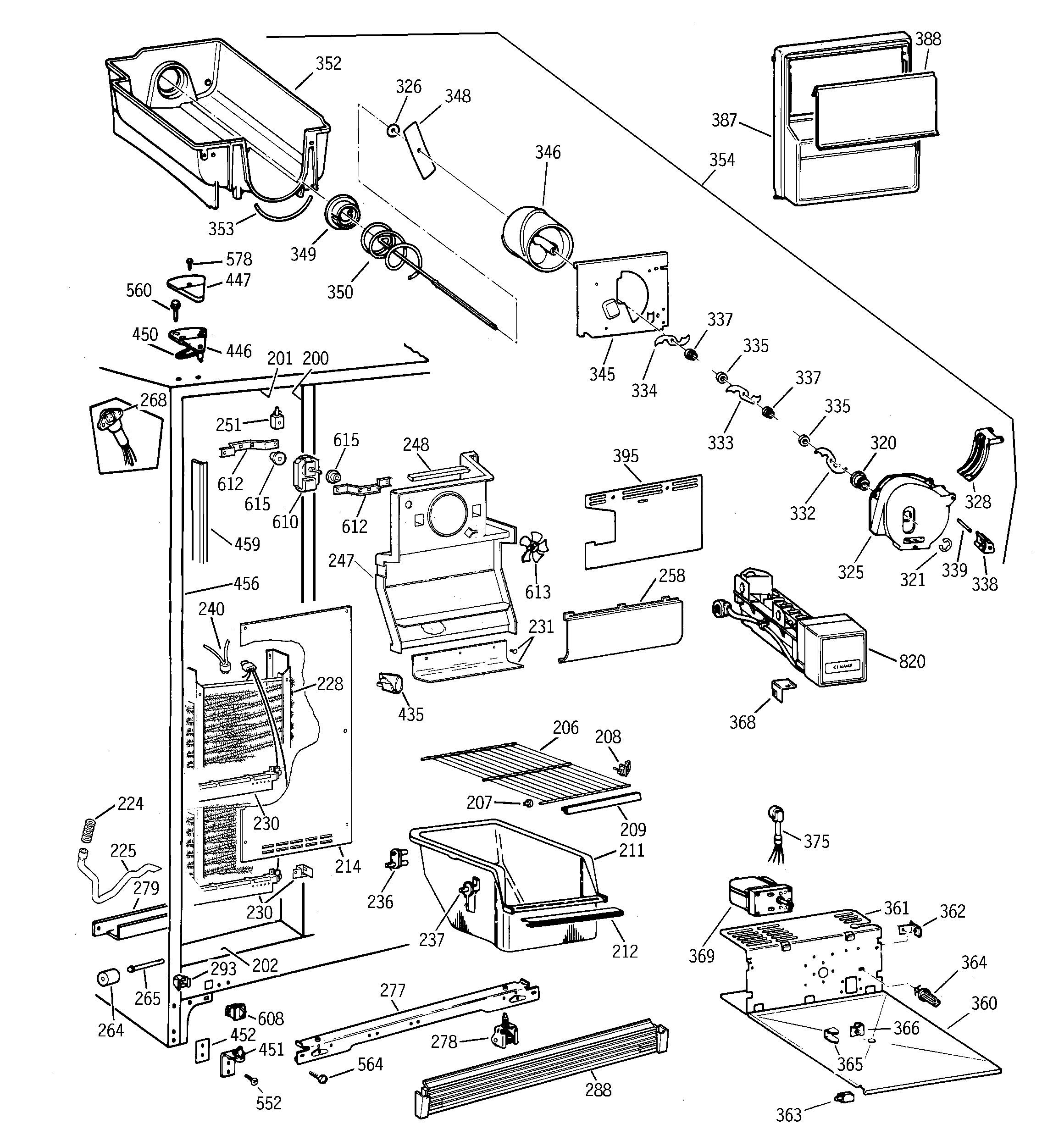 Freezer section