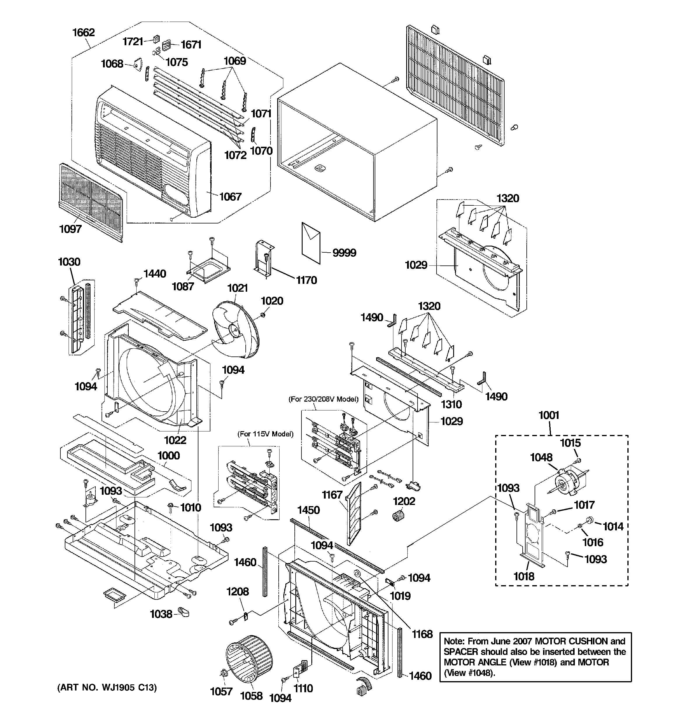 CABINET & COMPONENTS