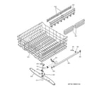 GE GHD6310L18SS upper rack assembly diagram