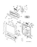 Escutcheon & door assembly