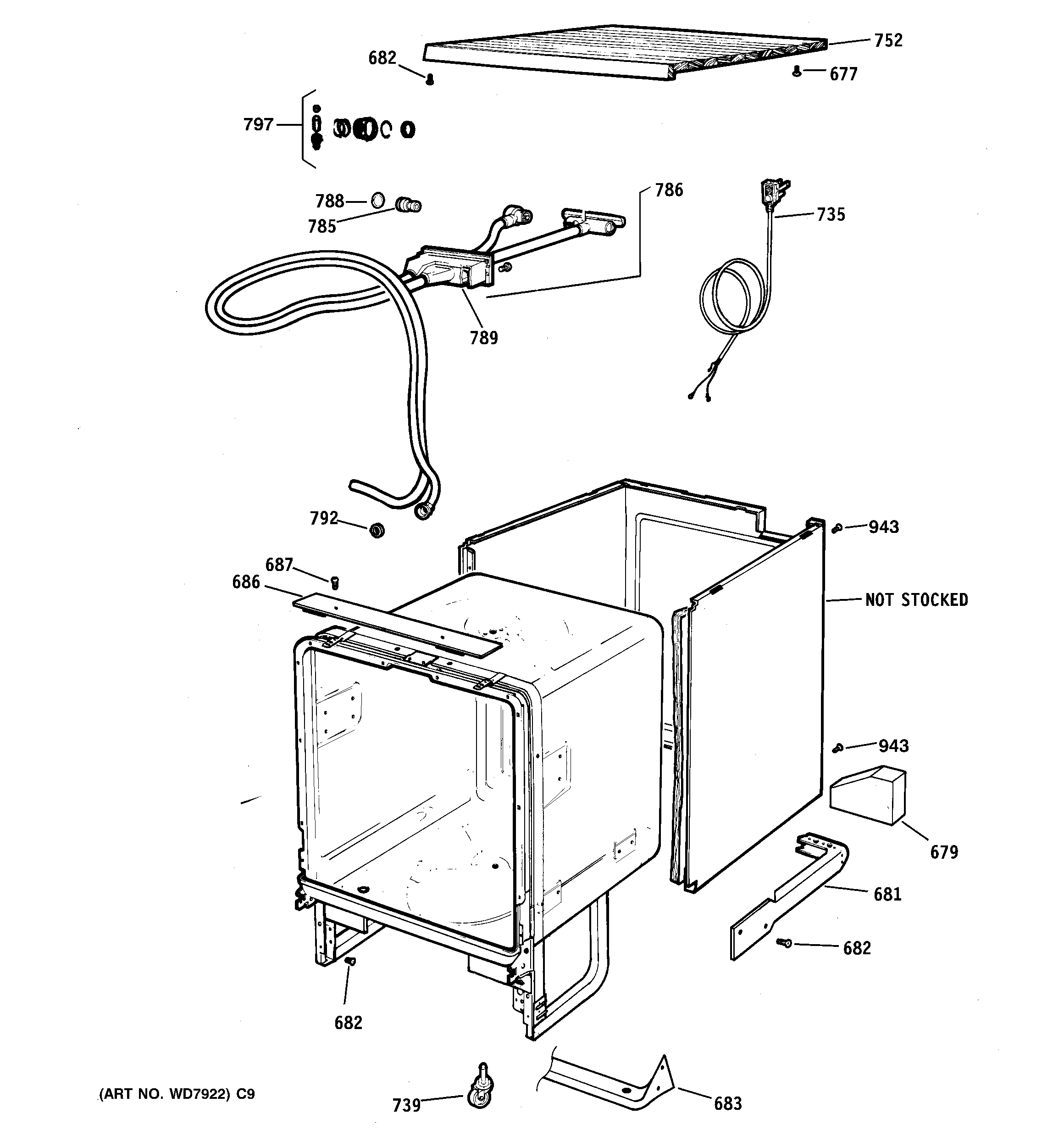 Cabinet & exterior parts