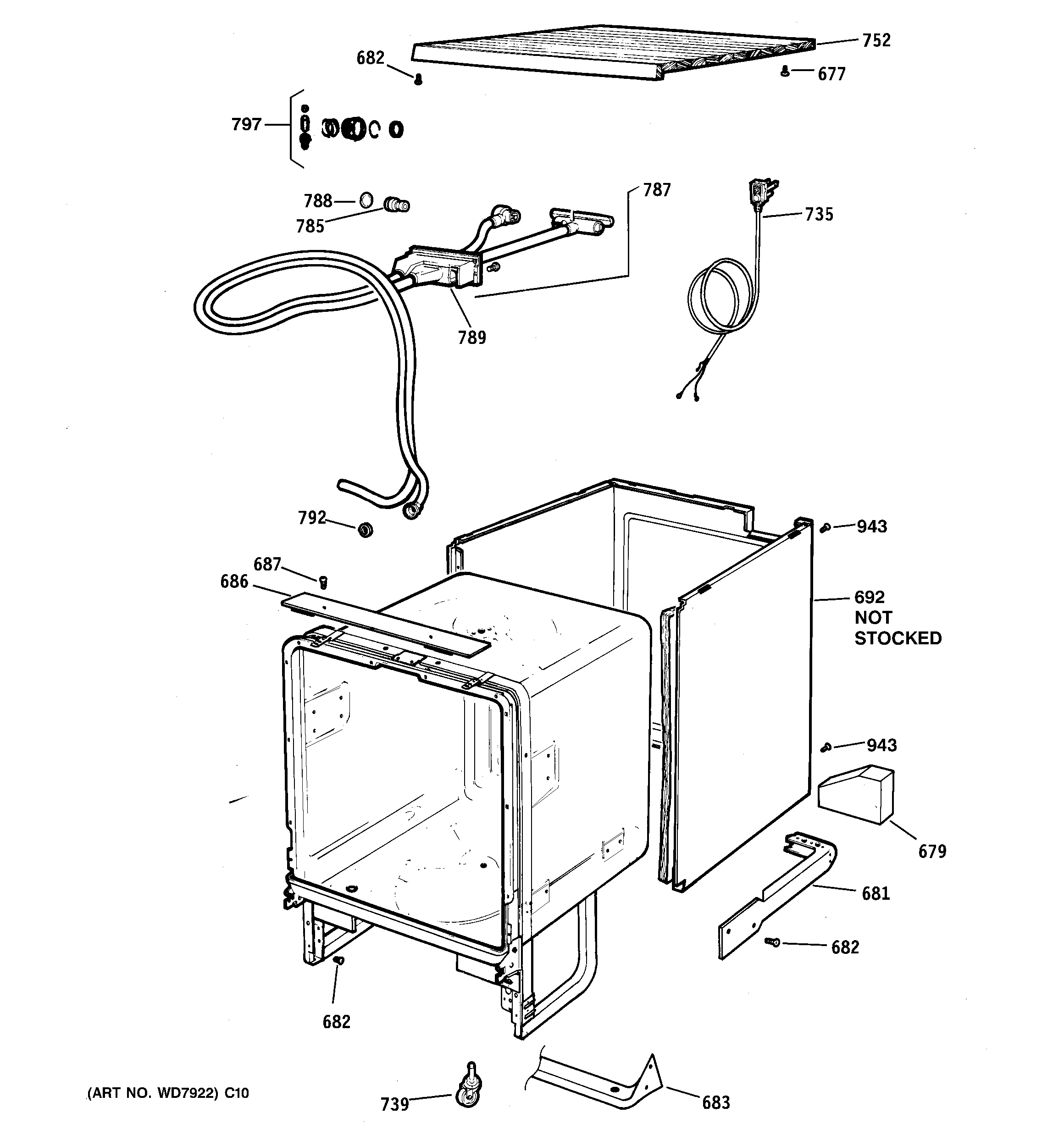 Cabinet & exterior parts