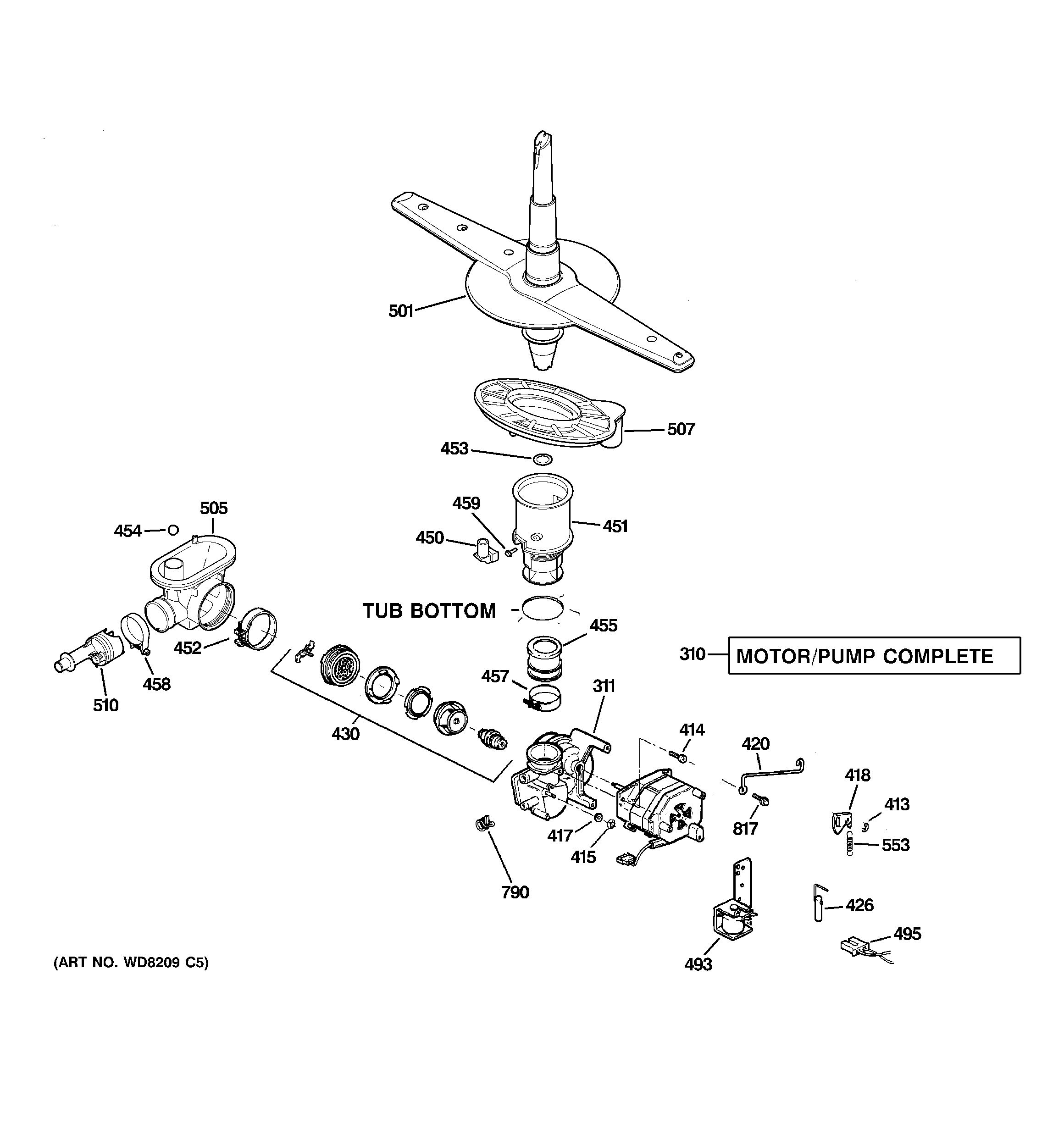 Motor-pump mechanism