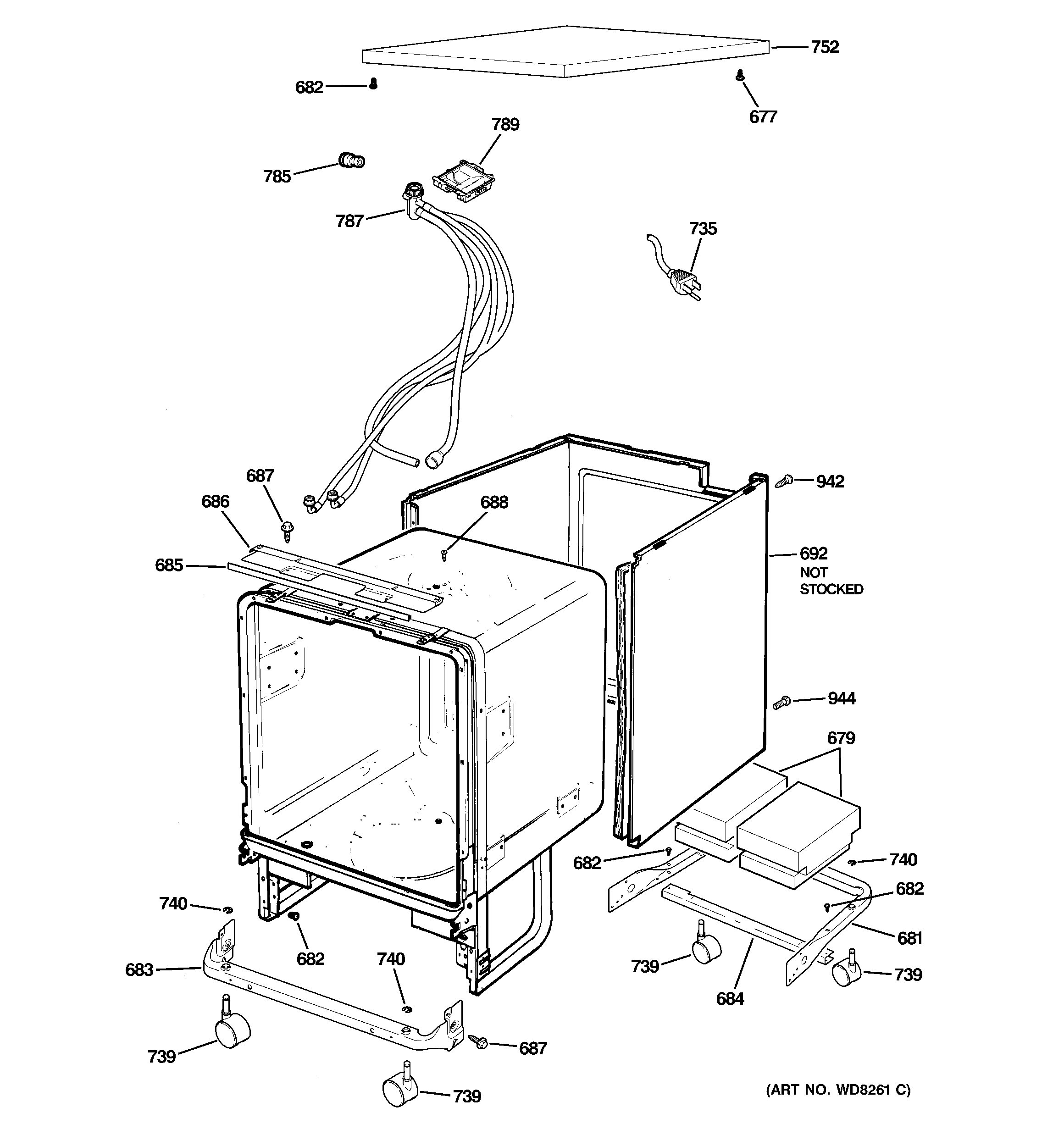 Cabinet & exterior parts