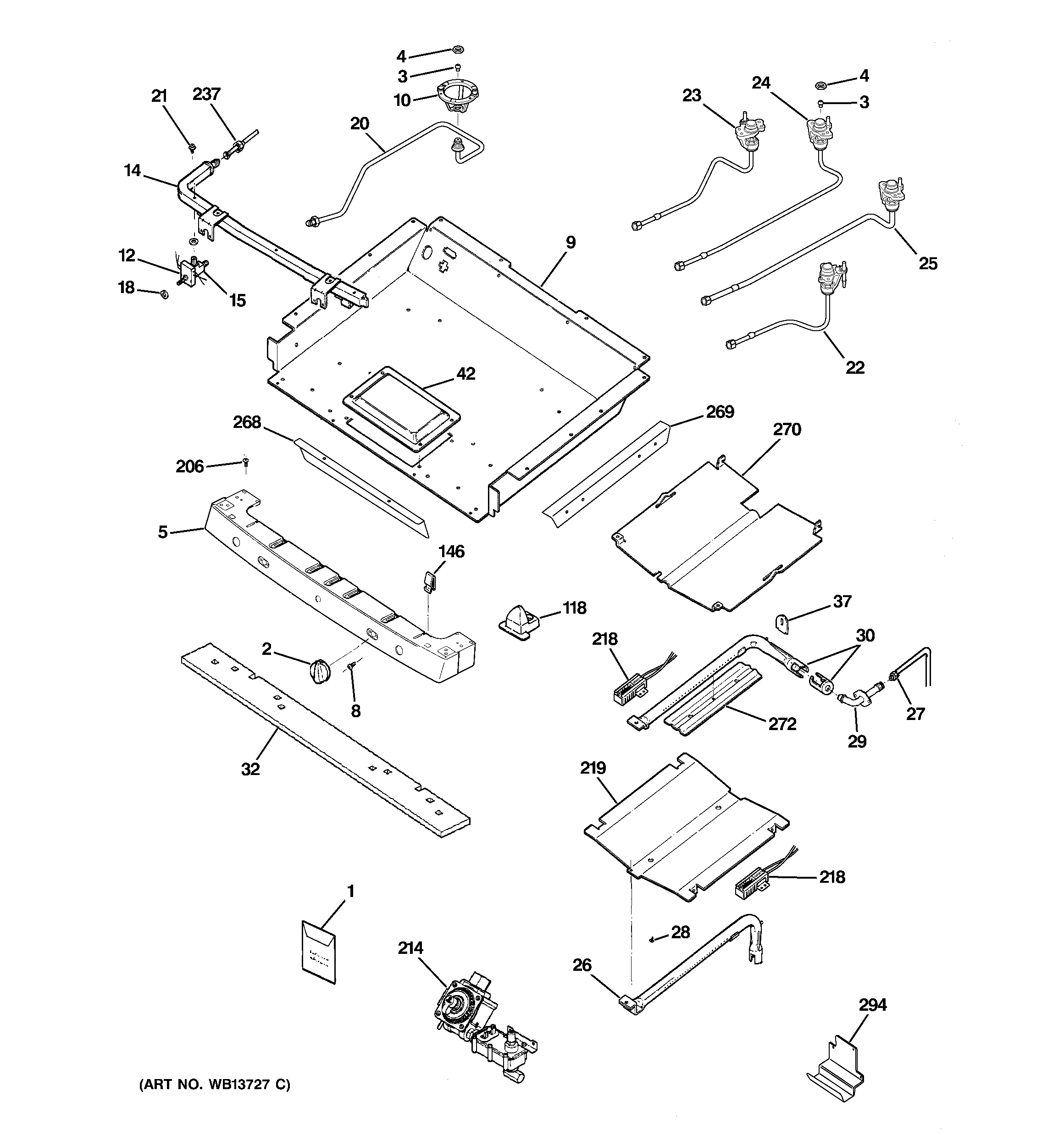 Gas & burner parts
