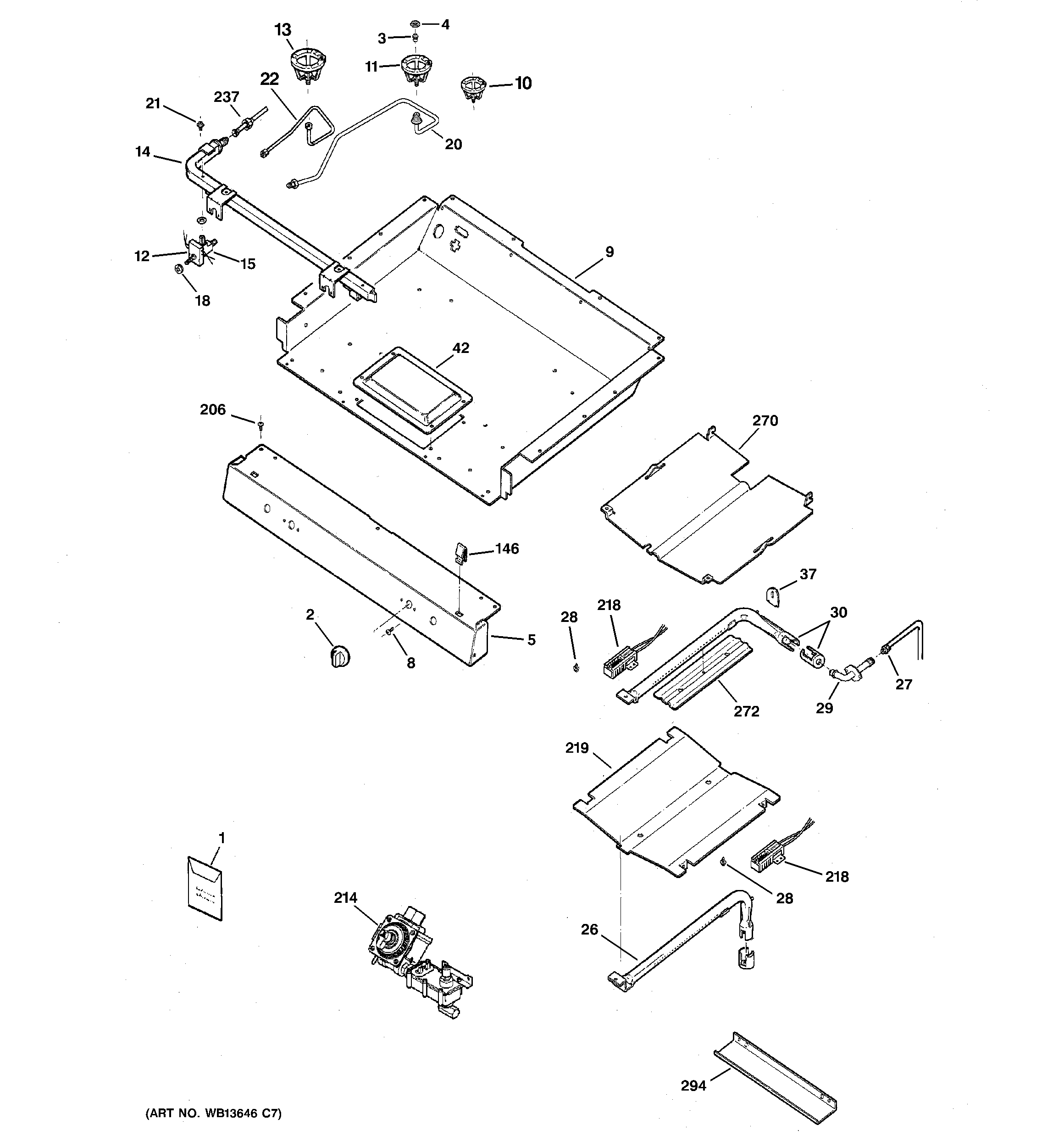 Gas & burner parts