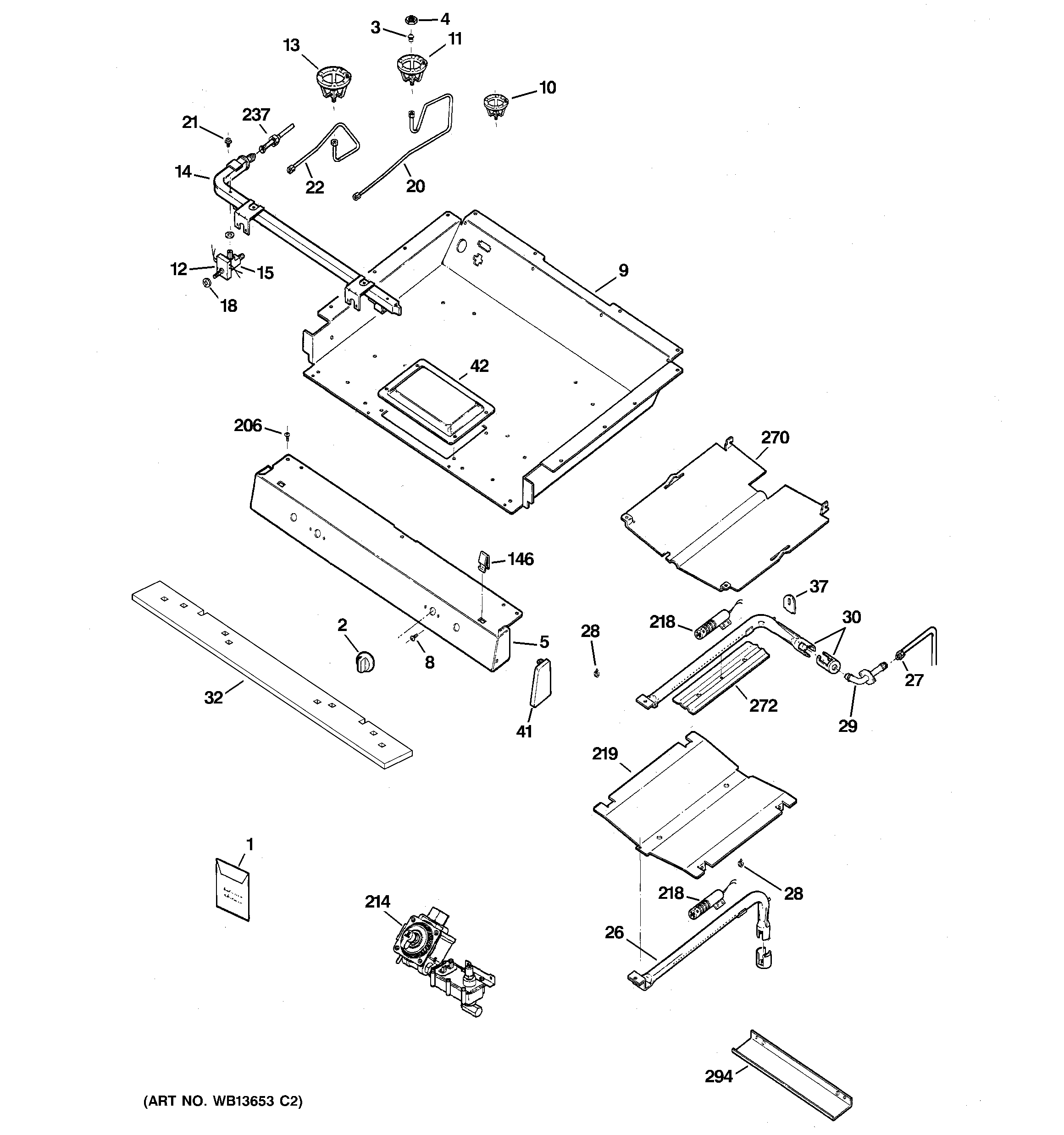 Gas & burner parts