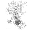 GE PDS20SCPALSS doors & shelves diagram