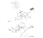 GE PTD915BM1BB warming drawer diagram