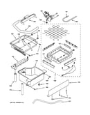 Evaporator, ice cutter grid & water