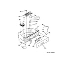 GE ZDI15CWWP control panel parts diagram