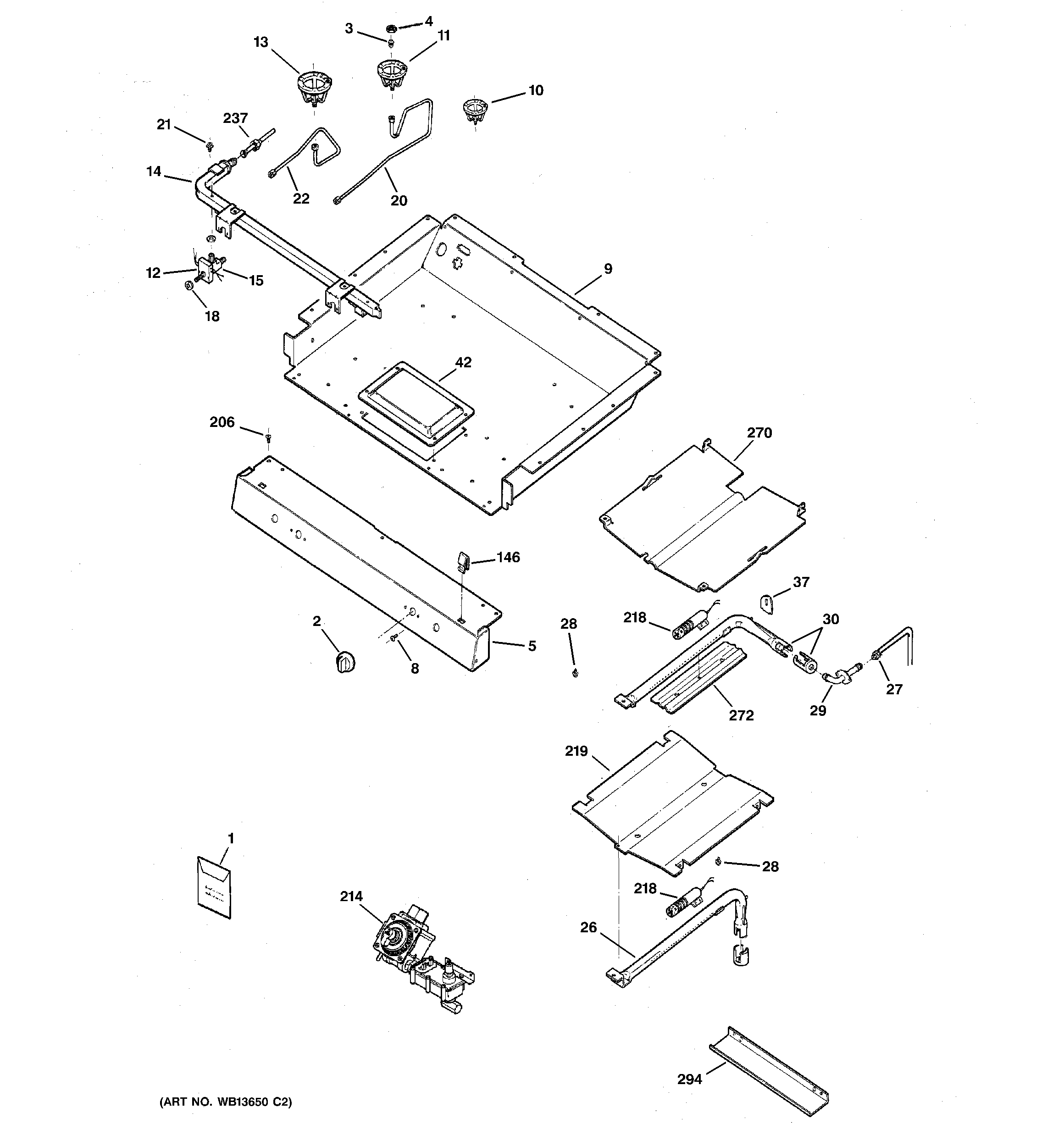 Gas & burner parts