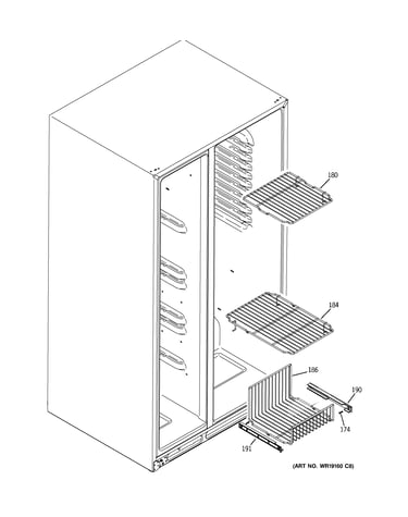 Freezer shelves