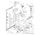 GE PSE25NGTEFBB fresh food section diagram