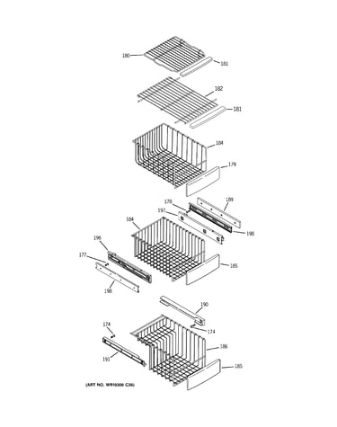 Freezer shelves