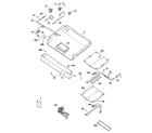 GE JGBP32DEM1BB gas & burner parts diagram