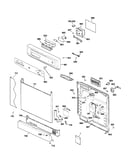 Escutcheon & door assembly