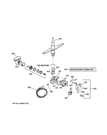Motor-pump mechanism