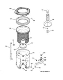 Tub, basket & agitator
