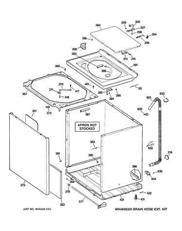 Cabinet, cover & front panel