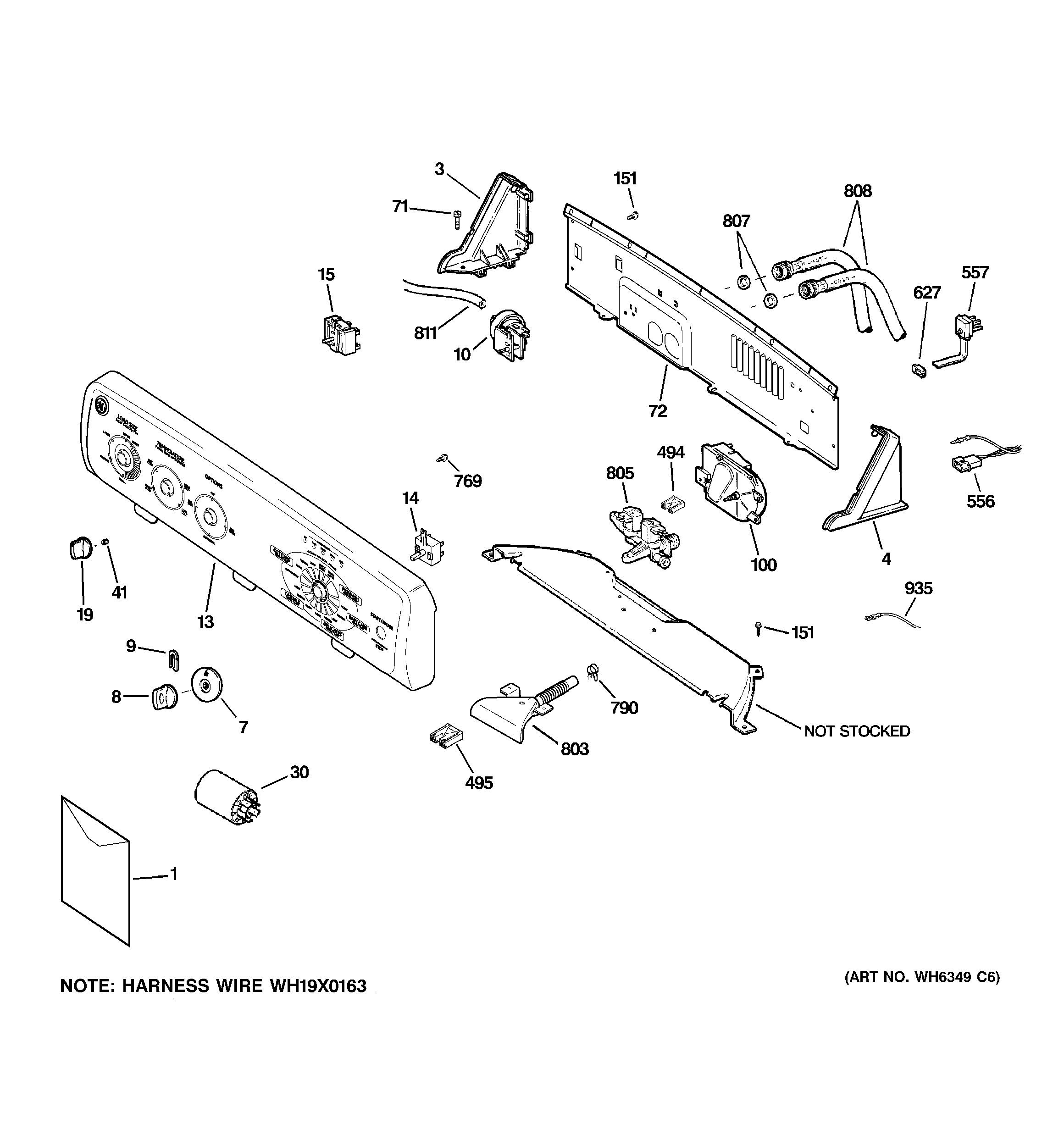 Controls & backsplash