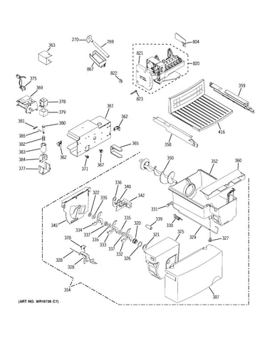 Ice maker & dipsenser