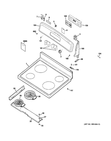 Control panel & cooktop