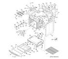 GE JBP67SM1SS body parts diagram