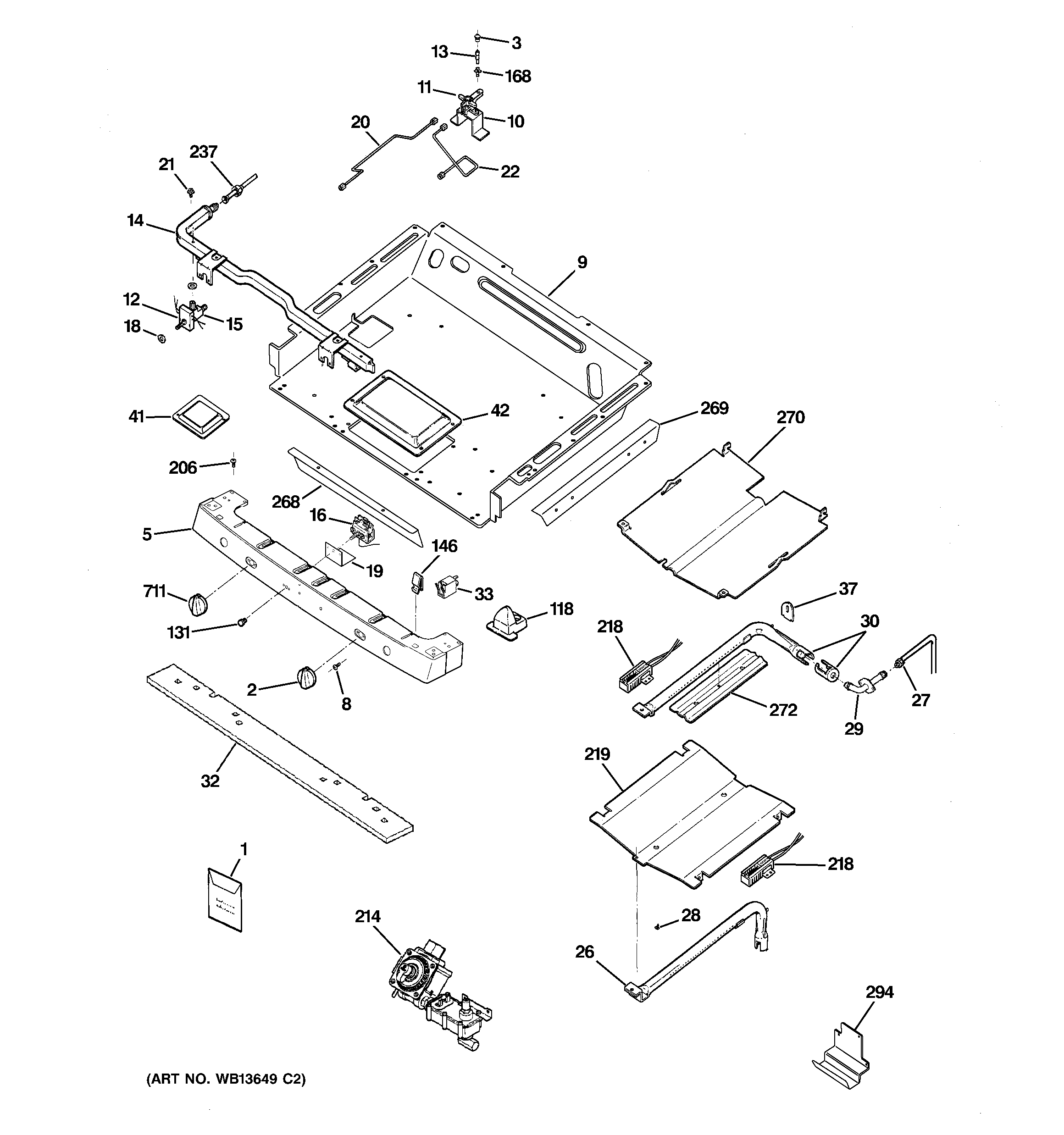 Gas & burner parts
