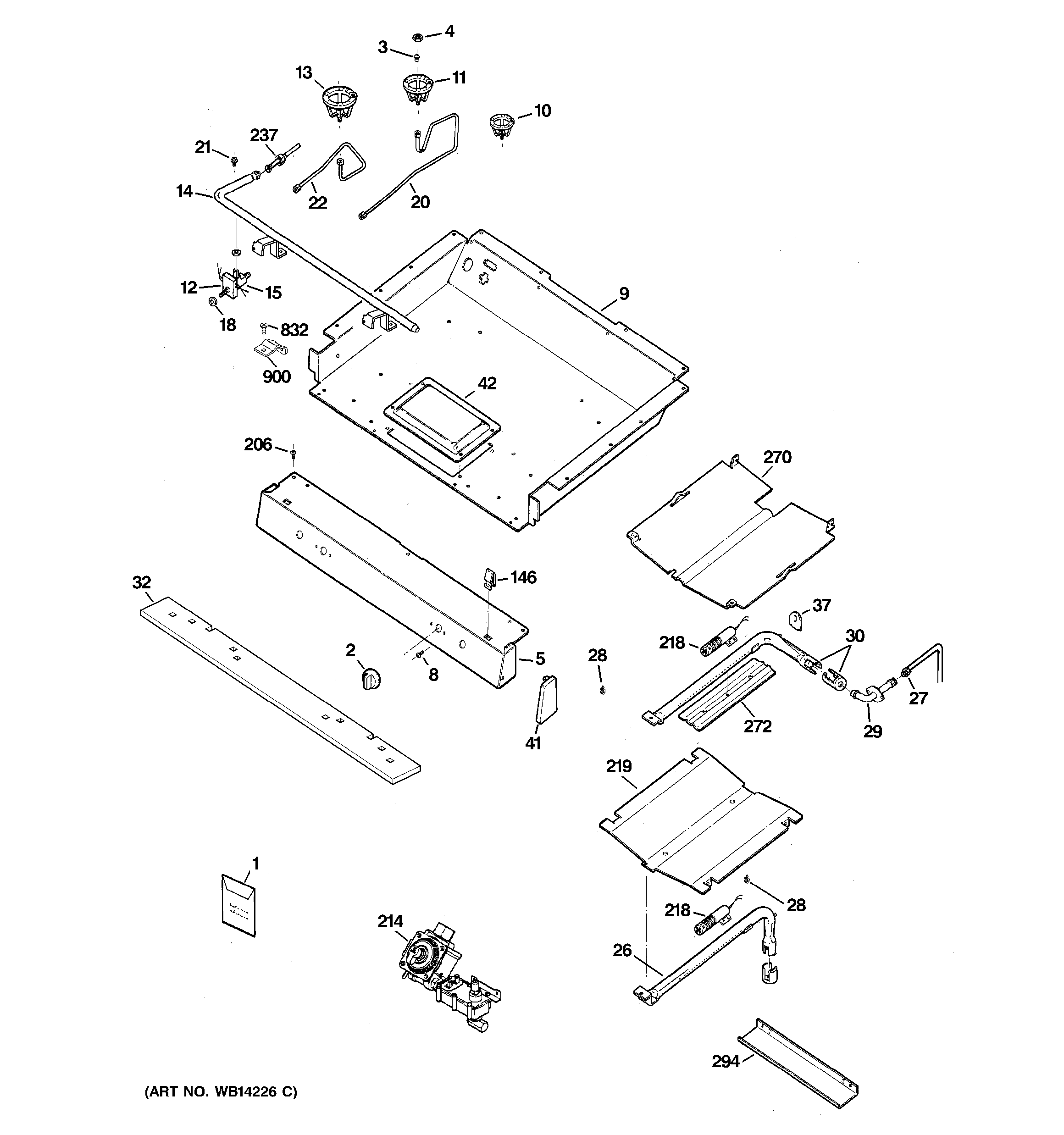 Gas & burner parts