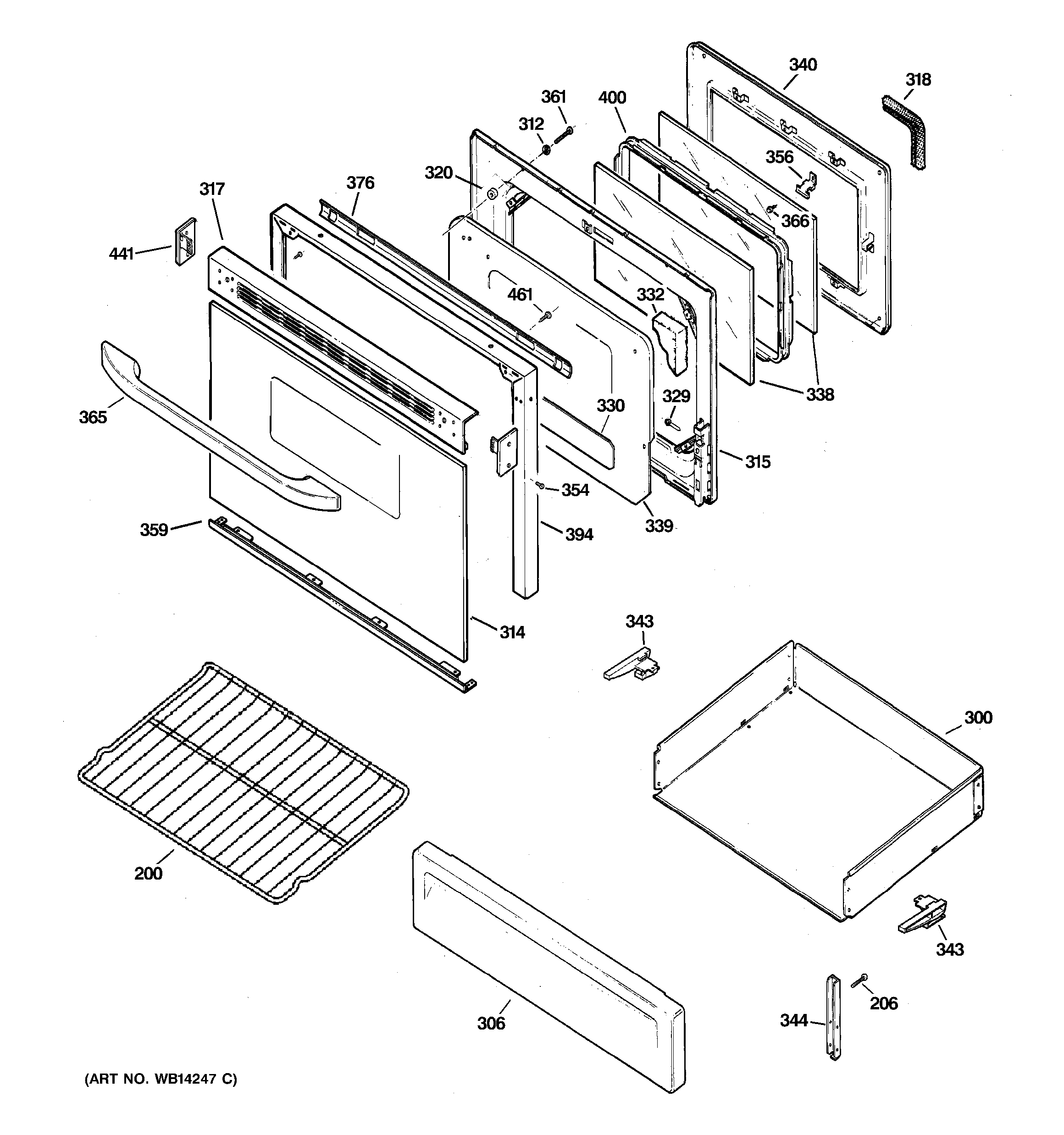 Door & drawer parts