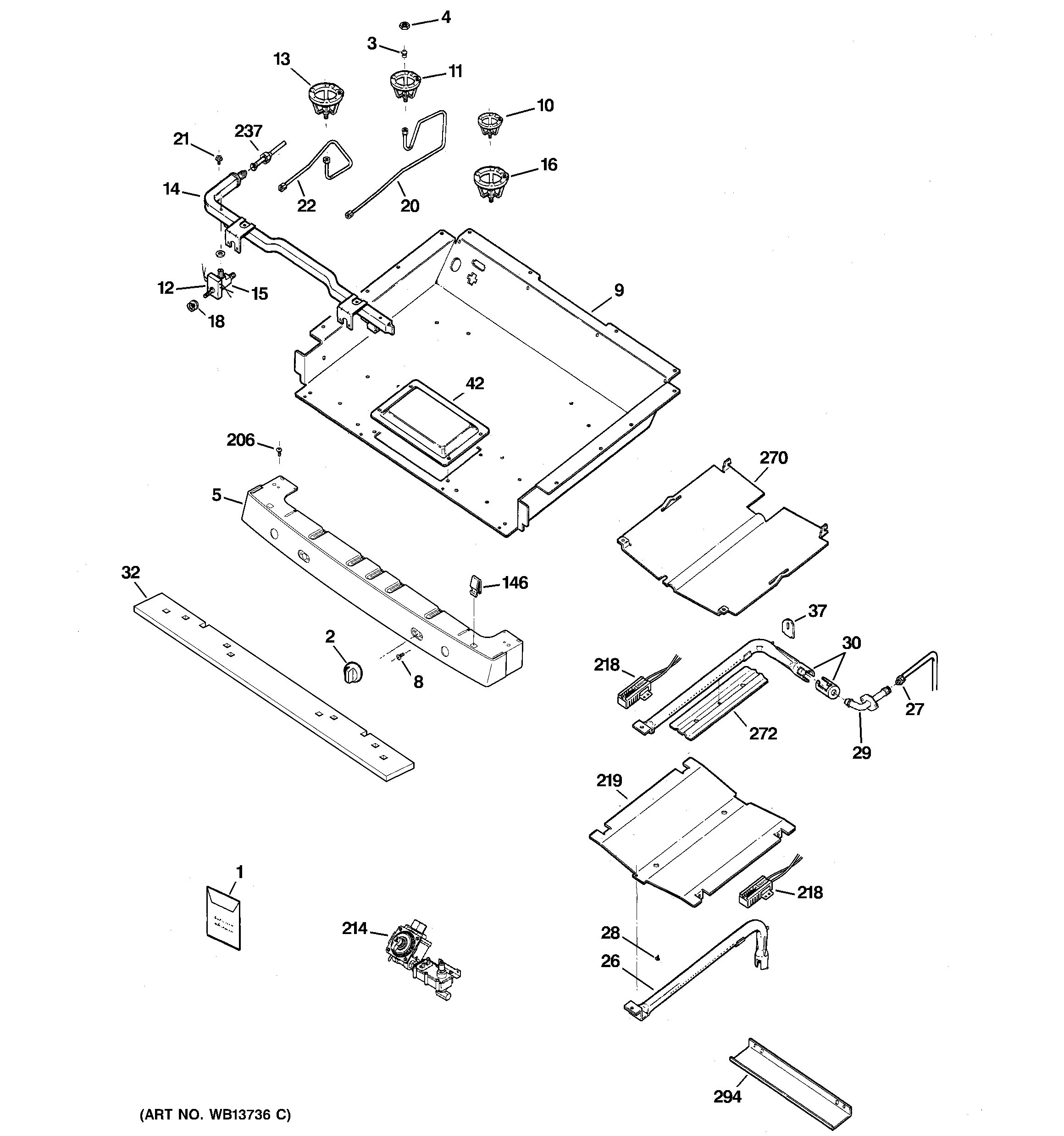 Gas & burner parts