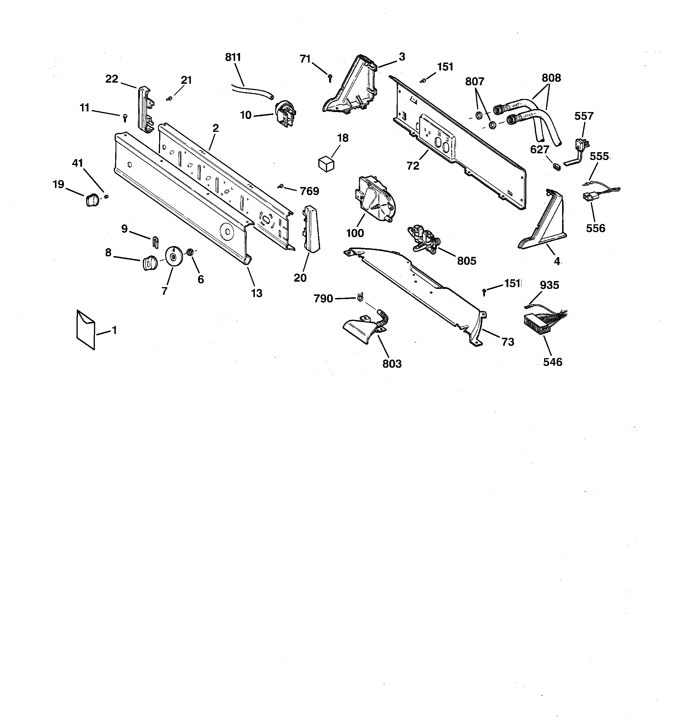 Controls & backsplash