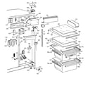 Hotpoint CST26GRDAAA fresh food section diagram