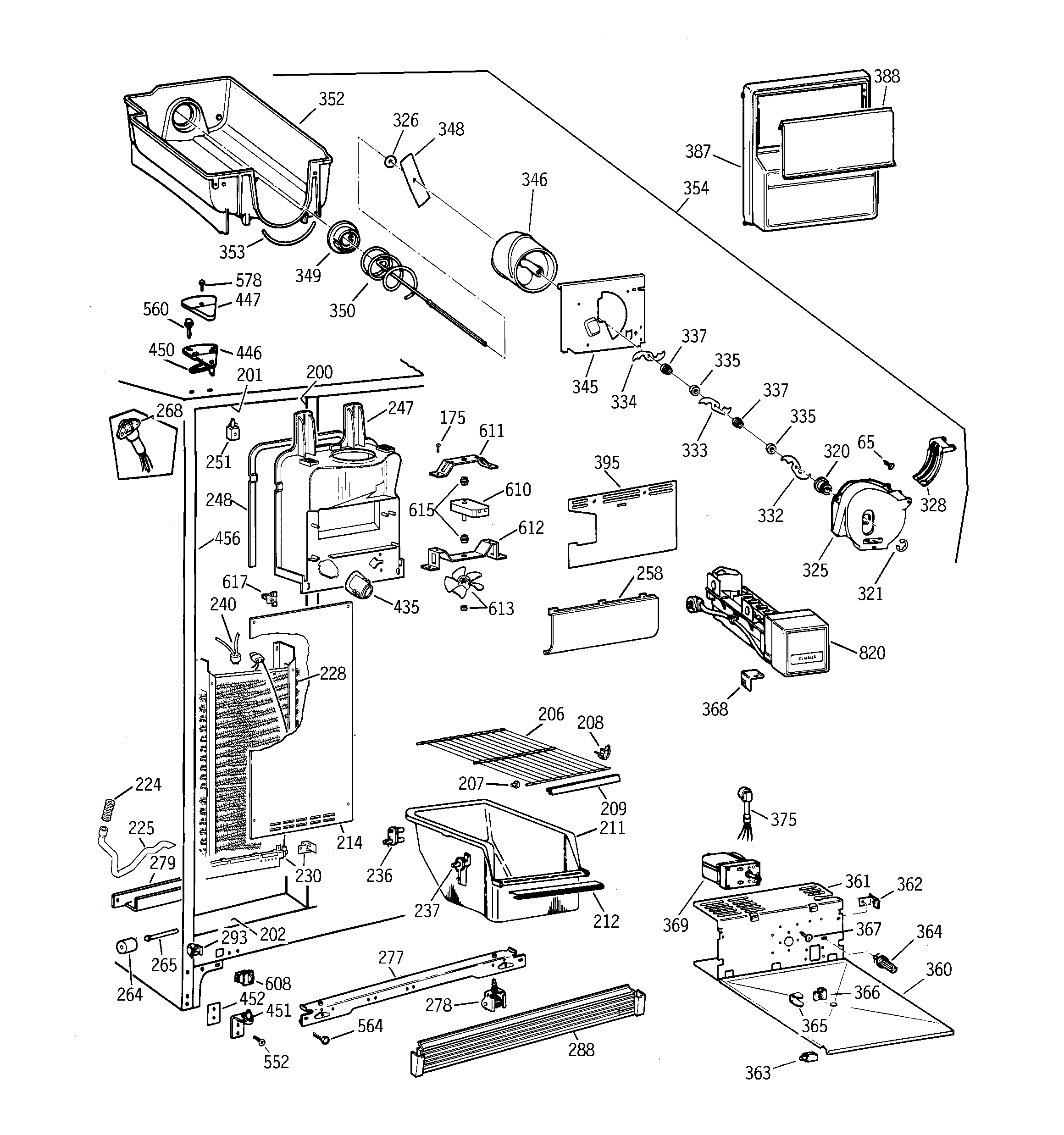 Freezer section