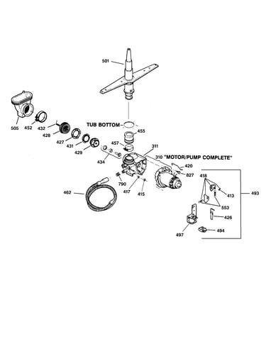Motor-pump mechanism