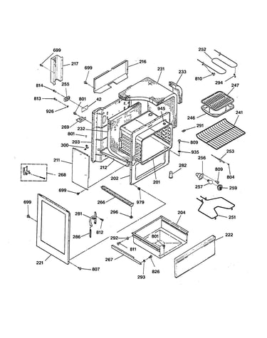 Body & drawer parts