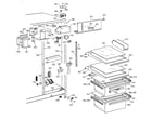 Hotpoint CSK22GABKAA fresh food section diagram