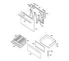 Hotpoint RB525C1WH door & drawer parts diagram