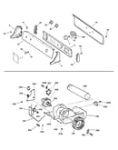 Backsplash, blower & drive assembly