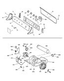 Backsplash, blower & drive assembly