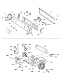 Backsplash, blower & drive assembly