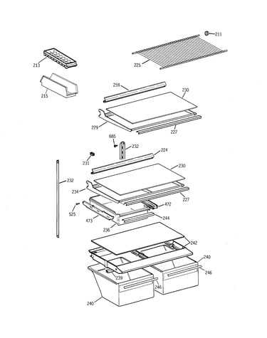 Shelves & drawers