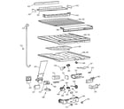 Hotpoint CTG24GADARWW compartment separator parts diagram