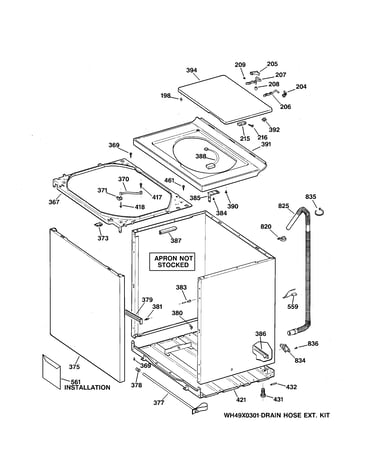 Cabinet, cover & front panel