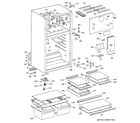 Hotpoint CTX16HABJRWW cabinet diagram