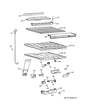 Compartment separator parts