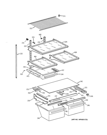 Shelf parts