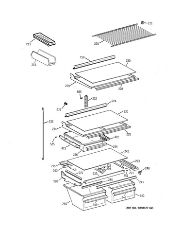 Shelf parts
