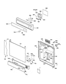 Escutcheon & door assembly